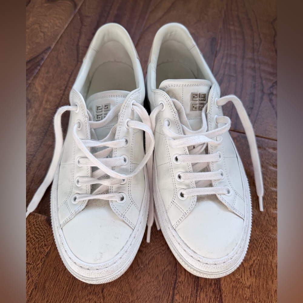 Givenchy Classic White Leather Sneakers